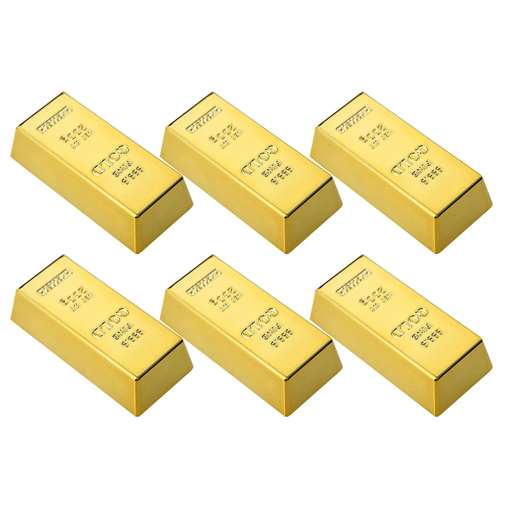 6pcs Creative Gold Brick Shape Fridge Magnet Removable Refrigerator Magnet Locker Sticker Home Decoration
6pcs Creative Gold Brick Shape Fridge Magnet Removable Refrigerator Magnet Locker Sticker Home Decoration