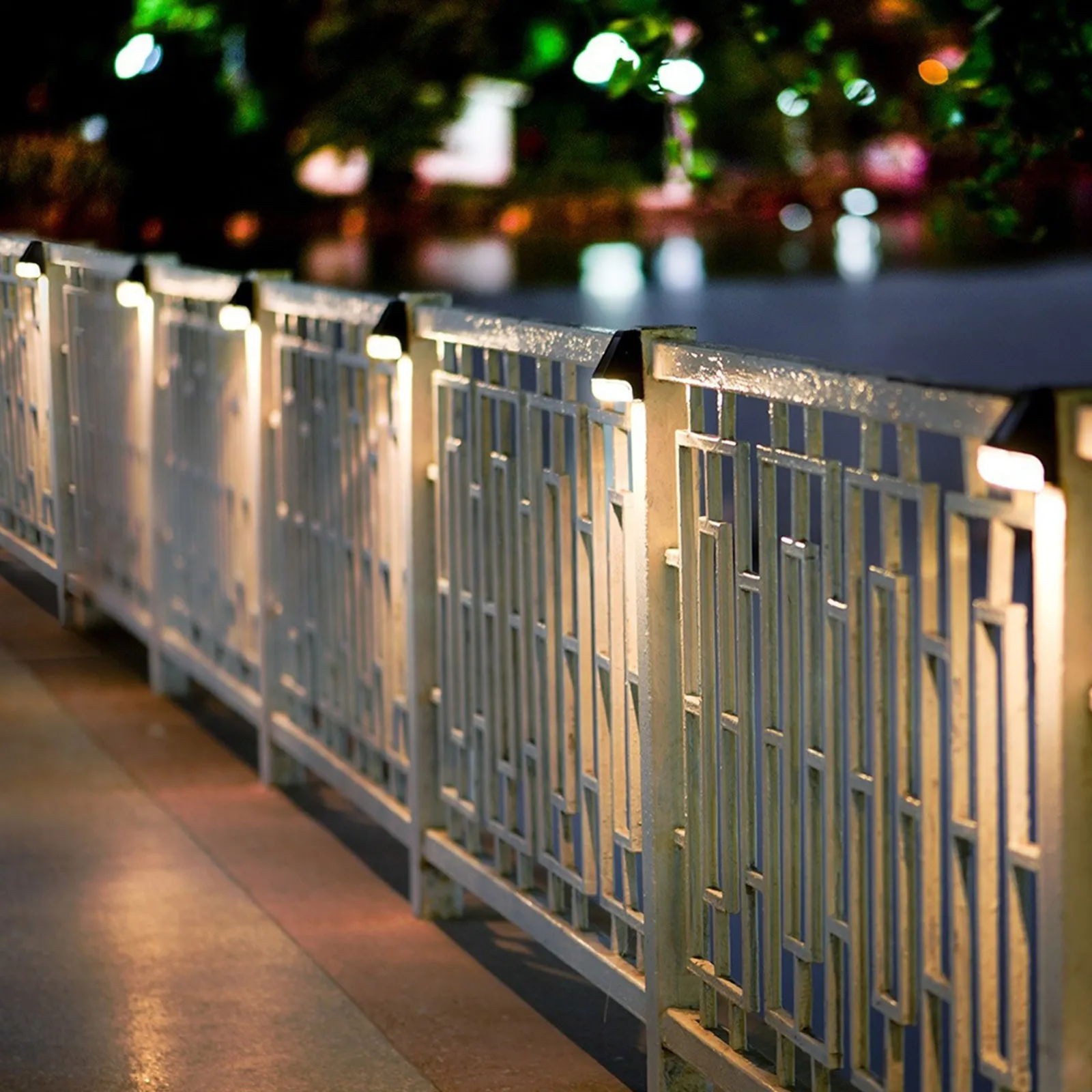 Led Solar Garden Wall Light Outdoor Security Light Fence Wall Lights Decking Outdoor Garden Path Lawn Solar Lighting Lamp