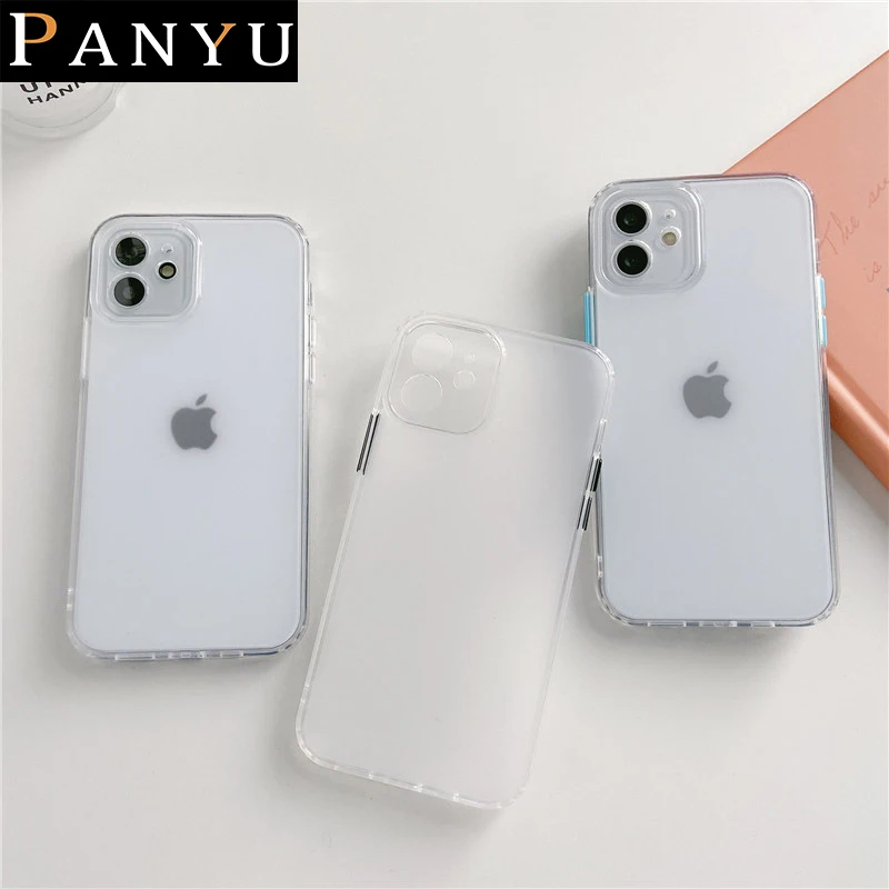 Transparent Anti-fall Phone Case For iPhone 12 12Pro 11 Pro MAX Clear Back Protective Cover For iPhone XR X XS Max 7 8 Plus Capa 
Transparent Anti-fall Phone Case For iPhone 12 12Pro 11 Pro MAX Clear Back Protective Cover For iPhone XR X XS Max 7 8 Plus Capa