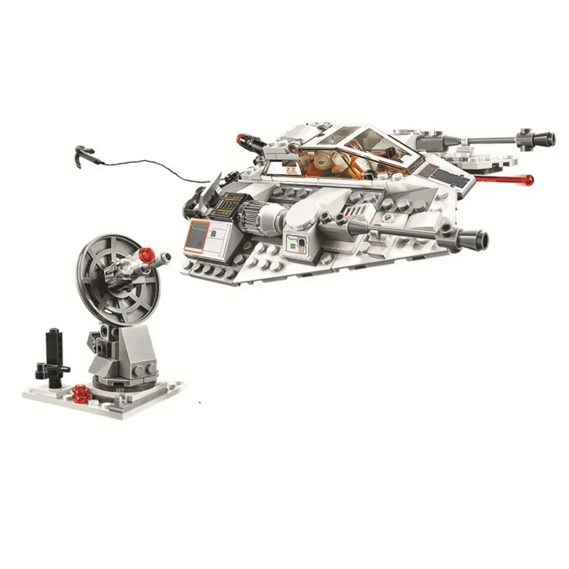 333 шт. новинка 20-е издание Звездный космический корабль серия Snowspeeder снегоход
