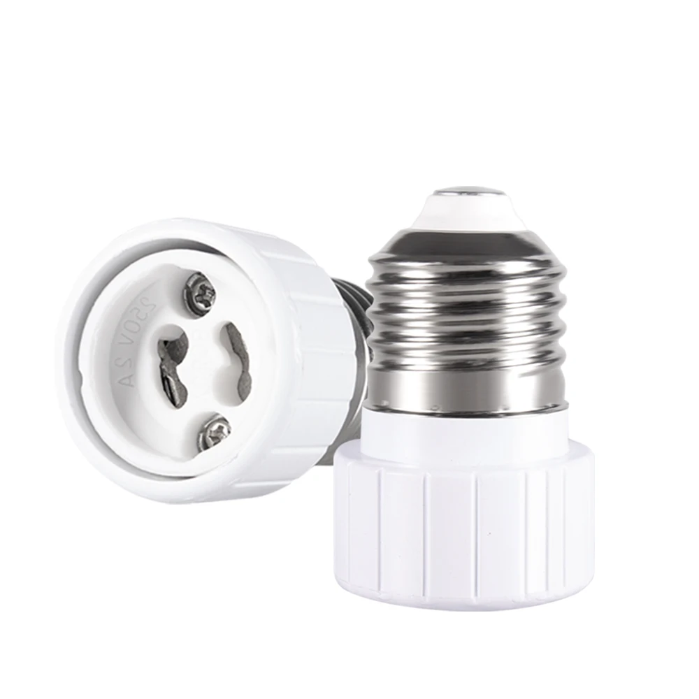 LED Bulb Base Conversion Bracket Converter Socket Adapter E27 to GU10 Fireproof Material For Household Lighting And Lighting
LED Bulb Base Conversion Bracket Converter Socket Adapter E27 to GU10 Fireproof Material For Household Lighting And Lighting