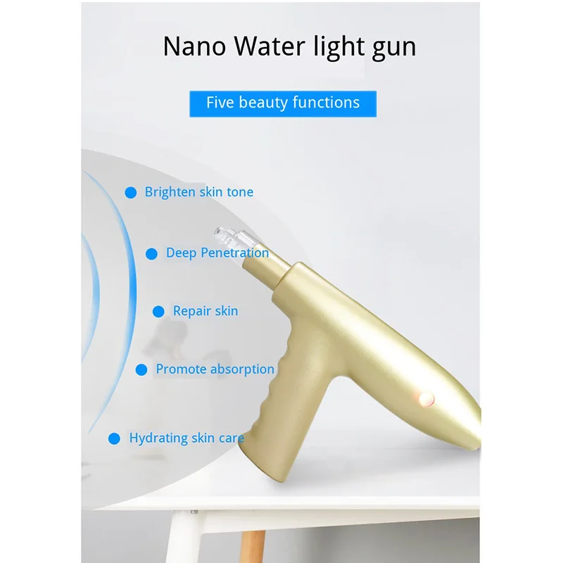 Painless Nano Water Gun Skin Deep Hydrating Smart Needle Free Beauty Machine Micro-crystal Automatic Face Introduction Device
Painless Nano Water Gun Skin Deep Hydrating Smart Needle Free Beauty Machine Micro-crystal Automatic Face Introduction Device
