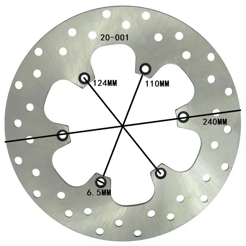 240mm Motorcycle Rear Brake Disc For BMW F650CS Scarver E650C 00-06 F650GS Dakar 04-08 F650ST 97-00 G650GS E650G Sertao 08-16
240mm Motorcycle Rear Brake Disc For BMW F650CS Scarver E650C 00-06 F650GS Dakar 04-08 F650ST 97-00 G650GS E650G Sertao 08-16