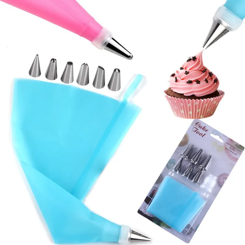 8Pcs/Set Cake Decorating Set Stainless Steel Nozzle Cream Spout Cake Tool TPU Icing Piping Cream Pastry Bag Baking Tools
8Pcs/Set Cake Decorating Set Stainless Steel Nozzle Cream Spout Cake Tool TPU Icing Piping Cream Pastry Bag Baking Tools