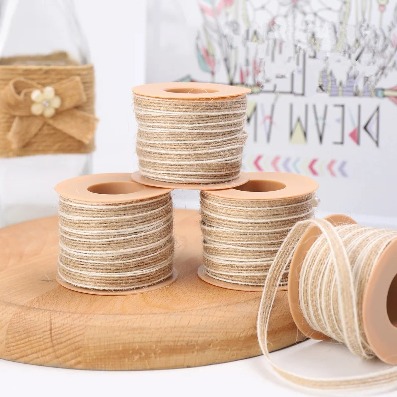 10meters/lot natural blended fish silk hemp jute ropes 0.5cm diy macrame cords Handmade Crafts simple retro/earring accessories
10meters/lot natural blended fish silk hemp jute ropes 0.5cm diy macrame cords Handmade Crafts simple retro/earring accessories