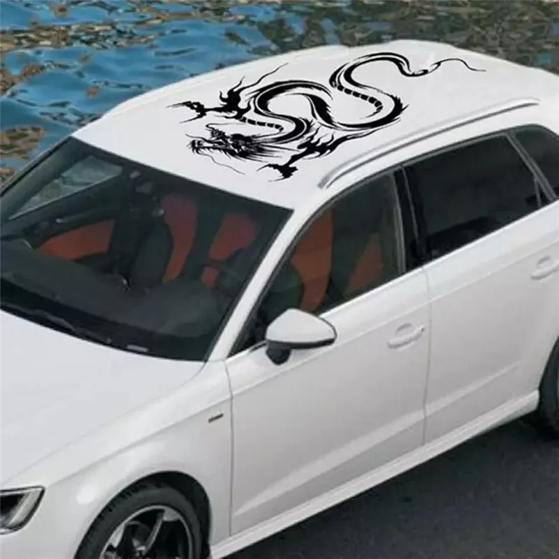 2020 19 дюймов большая наклейка на капот Светоотражающая автомобиль виниловая