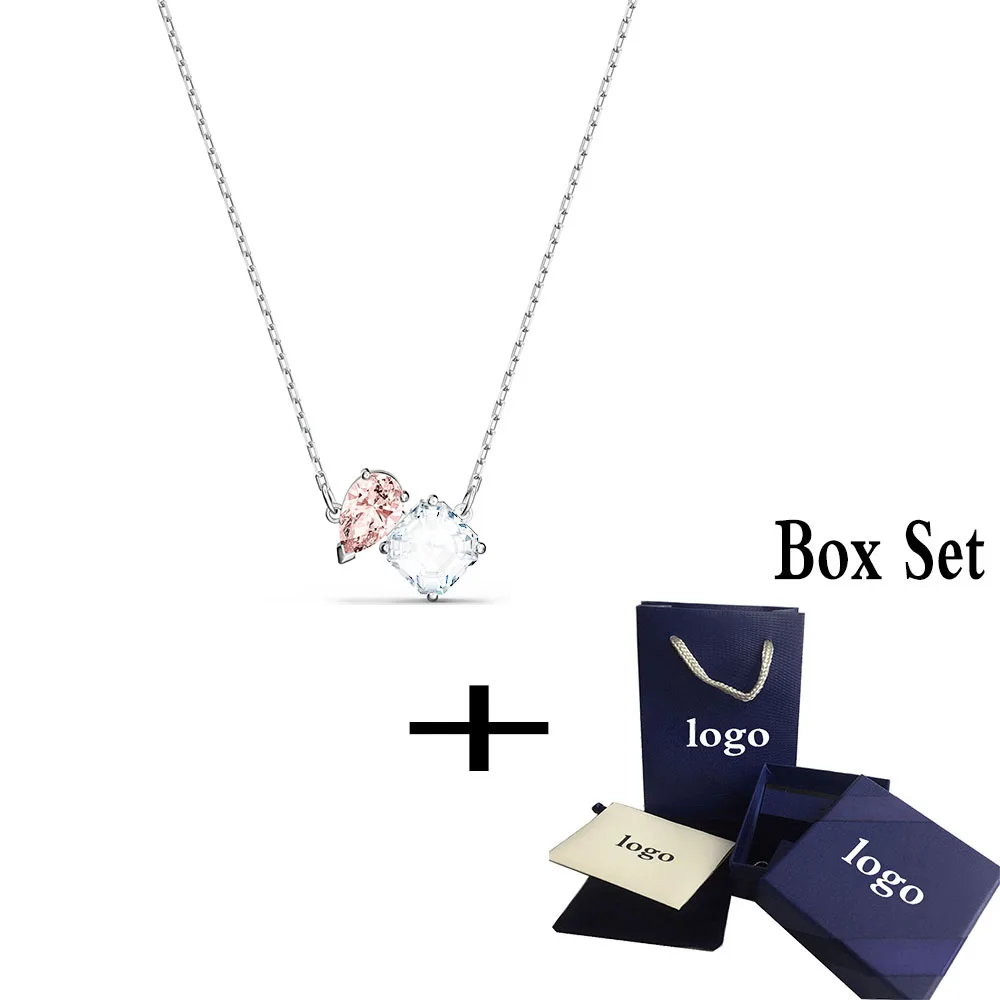2020 SWA New ATTRACT SOUL Necklace Elegant Simple Crystal Romance Charming Temperament Female Jewelry
2020 SWA New ATTRACT SOUL Necklace Elegant Simple Crystal Romance Charming Temperament Female Jewelry