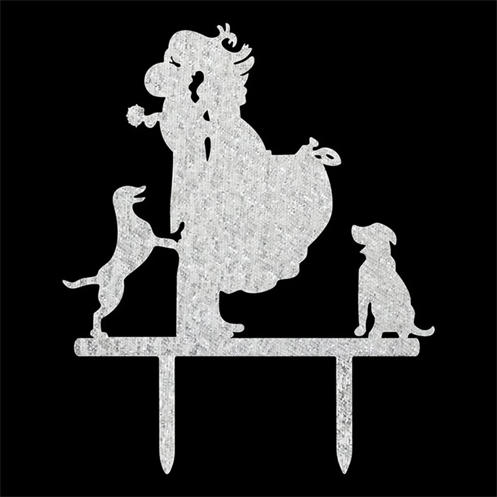 1Pcs Funny Dog Couple Silhouette Wedding Acrylic Cake Topper Gold Bride Bride Creative Wedding Gifts Cakecup Baking Supplies
1Pcs Funny Dog Couple Silhouette Wedding Acrylic Cake Topper Gold Bride Bride Creative Wedding Gifts Cakecup Baking Supplies