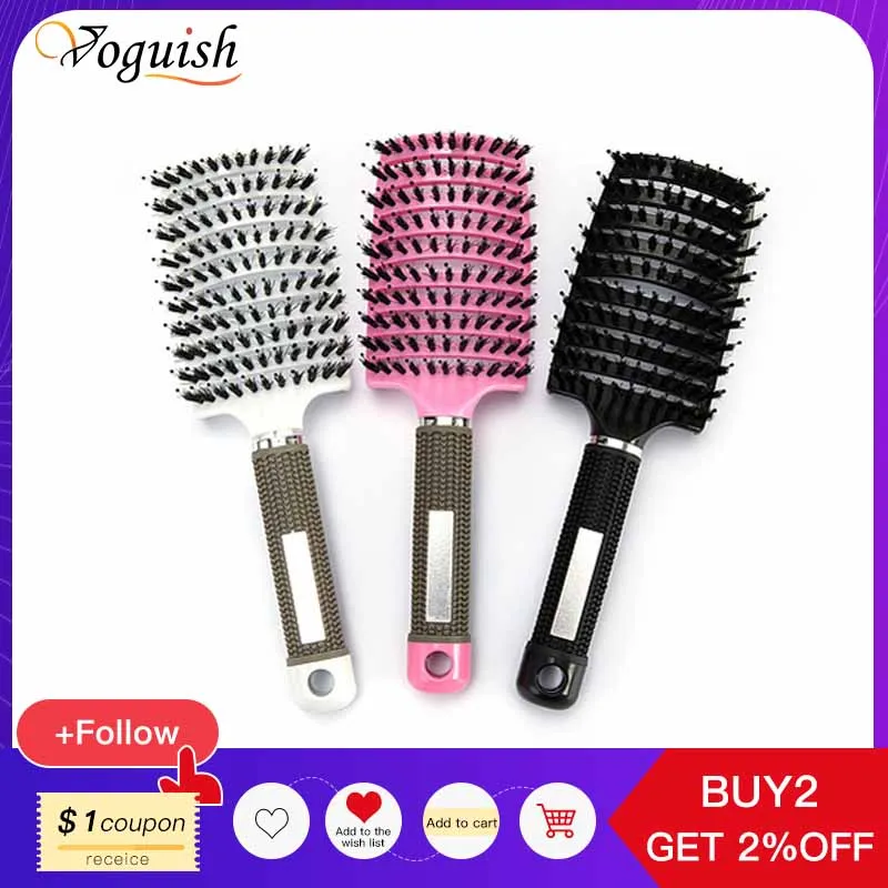 1Pcs Hairdressing Comb Anti-Static Curved Massage Comb Comb Styling Curly Hair Head Massager Brushy Hairbrush Professional Tools
1Pcs Hairdressing Comb Anti-Static Curved Massage Comb Comb Styling Curly Hair Head Massager Brushy Hairbrush Professional Tools