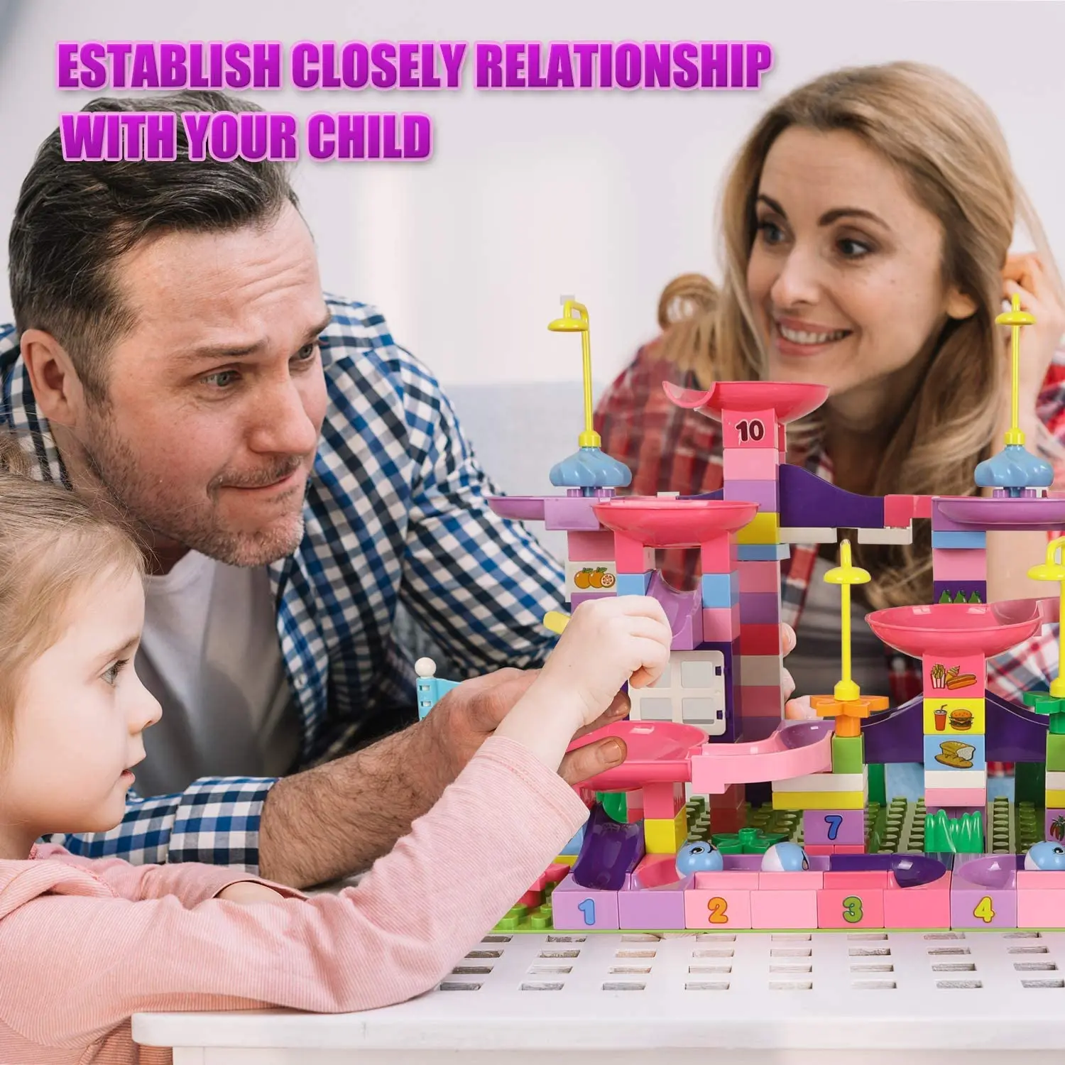 56-217pcs Marble Race Run Building Blocks Compatible DIY Funnel Slide Big Size Bricks Blocks Toys For Children Gifts
56-217pcs Marble Race Run Building Blocks Compatible DIY Funnel Slide Big Size Bricks Blocks Toys For Children Gifts