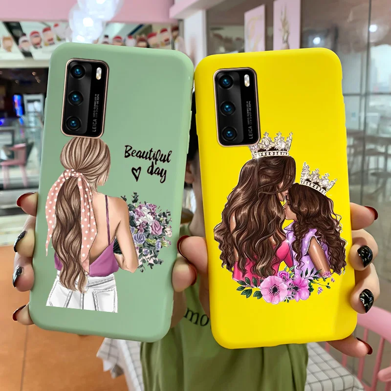 For Huawei P40 Case Candy Fashion Mother And Daughter Shell For Huawei P40 Pro Case Soft Silicone Painted Matte Back Cover
For Huawei P40 Case Candy Fashion Mother And Daughter Shell For Huawei P40 Pro Case Soft Silicone Painted Matte Back Cover