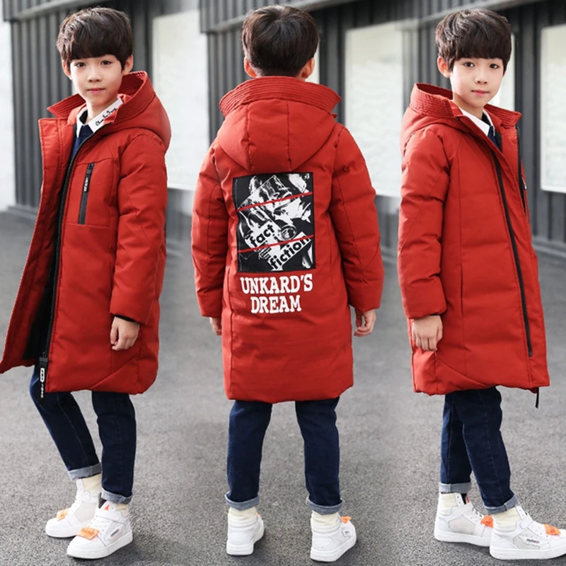 -30 Degree Children's Winter Jacket Boy Clothes Warm Down Cotton Jacket Kids Long Solid Outerwear Big Boys hooded Coat TZ444
-30 Degree Children's Winter Jacket Boy Clothes Warm Down Cotton Jacket Kids Long Solid Outerwear Big Boys hooded Coat TZ444