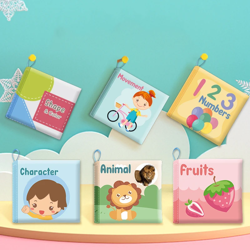 Baby Crinkly Soft Cloth Book Montessori Learning Educational Shape & Color Animal Fruit Cogntion Cloth Books Toys For Infant
Baby Crinkly Soft Cloth Book Montessori Learning Educational Shape & Color Animal Fruit Cogntion Cloth Books Toys For Infant