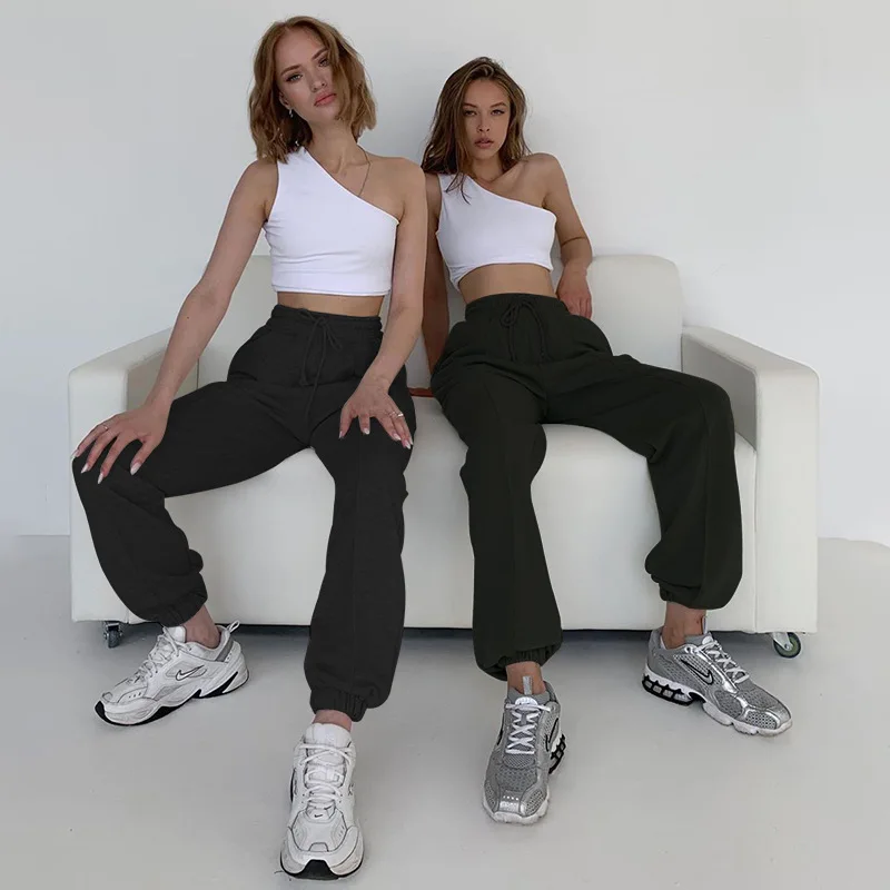 Women Casual Drawstring Pants Ladies Female Solid Color Pants for Sports Daily Wear Women Long Pants
Women Casual Drawstring Pants Ladies Female Solid Color Pants for Sports Daily Wear Women Long Pants