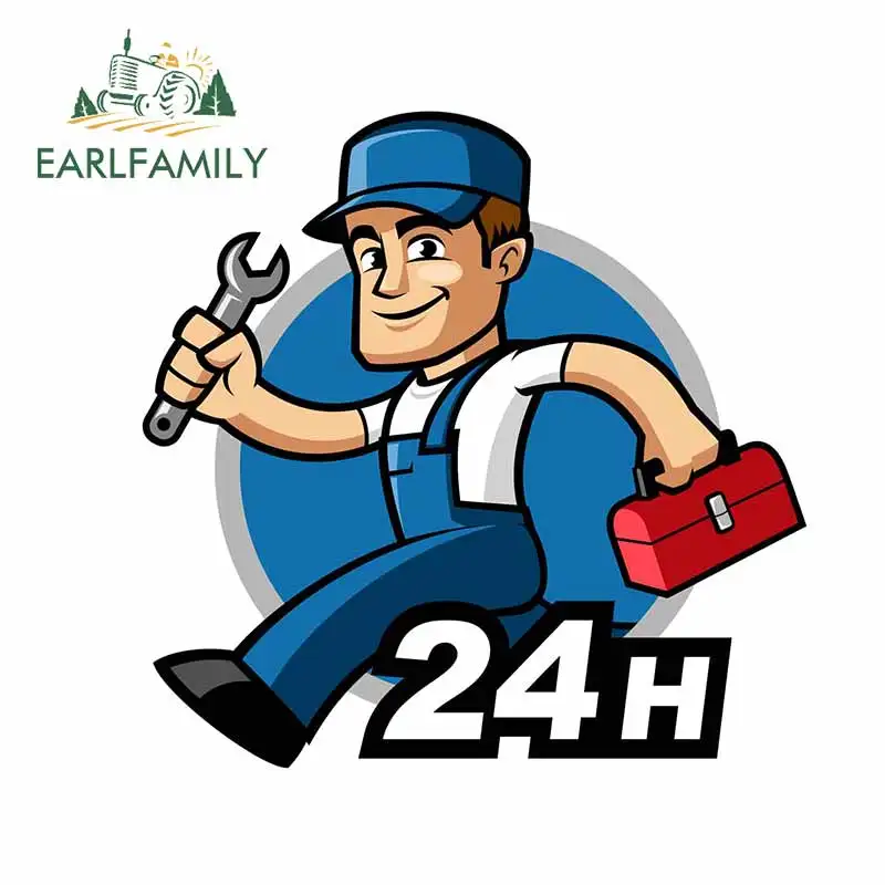 EARLFAMILY 13cm x 12.9cm For Cartoon Repairman DIY Car Stickers Surfboard Fine Decal Air Conditioner Car Styling For JDM SUV RV
EARLFAMILY 13cm x 12.9cm For Cartoon Repairman DIY Car Stickers Surfboard Fine Decal Air Conditioner Car Styling For JDM SUV RV
