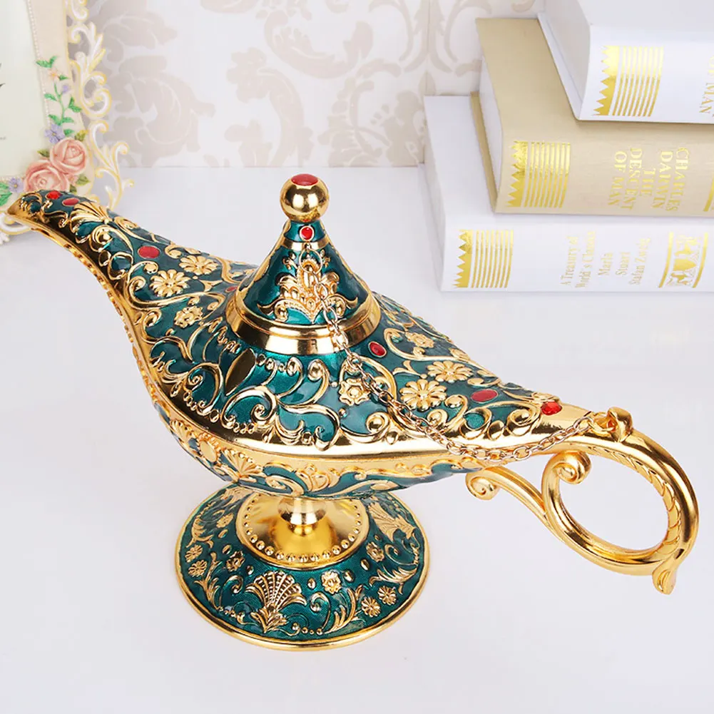 Aladdin Magic Lamp Traditional Hollow Out Fairy Tale Aladdin Genie Lamp Vintage Retro Toy Home Decor Ornaments Vintage Tea Pot
Aladdin Magic Lamp Traditional Hollow Out Fairy Tale Aladdin Genie Lamp Vintage Retro Toy Home Decor Ornaments Vintage Tea Pot