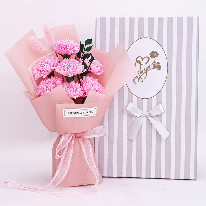 Valentine's Day Gifts 7 Soap Flower Carnation with Gift Boxs Birthday for Girlfriend Wife Anniversary Girl Friend Wedding Gift
Valentine's Day Gifts 7 Soap Flower Carnation with Gift Boxs Birthday for Girlfriend Wife Anniversary Girl Friend Wedding Gift