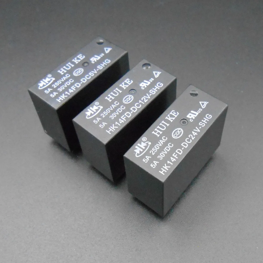 5 шт. реле мощности HUI KE HK14FD DC 5 в 12 В 24 В 5 а 8 контактов 8-контактов 
5 шт. реле мощности HUI KE HK14FD DC 5 в 12 В 24 В 5 а 8 контактов 8-контактов