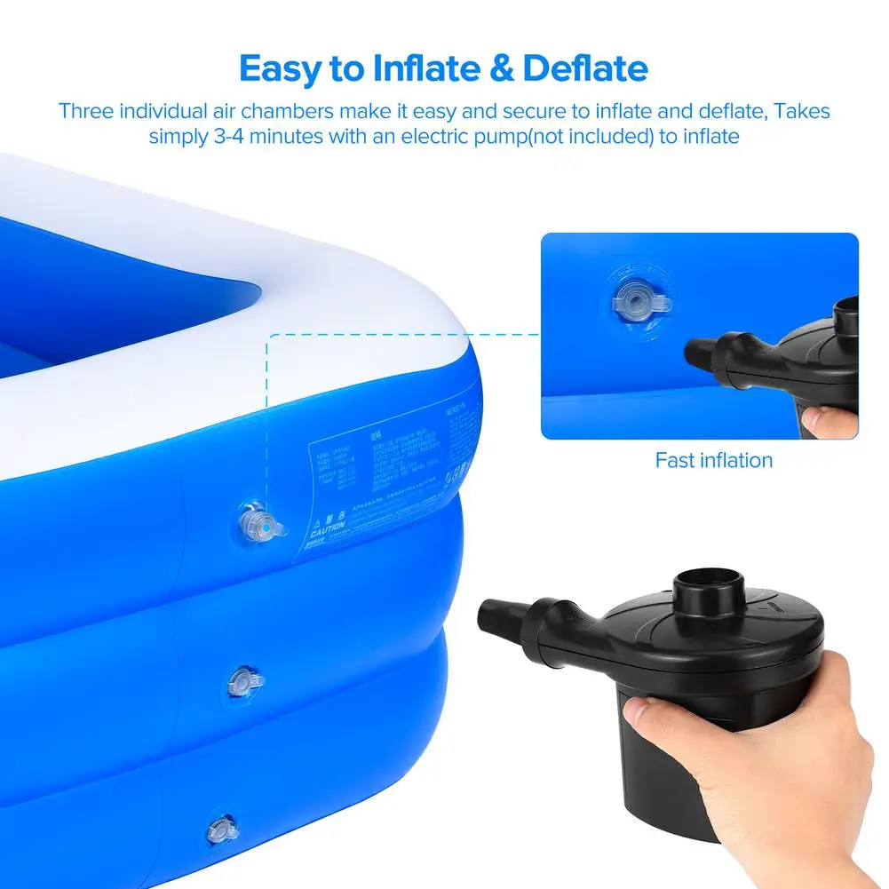 Inflatable Bathtub Portable Foldable Thickened PVC Anti-wear Shower Barrel SPA Massage Pool Plastic Bathing Bucket Garden Use
Inflatable Bathtub Portable Foldable Thickened PVC Anti-wear Shower Barrel SPA Massage Pool Plastic Bathing Bucket Garden Use