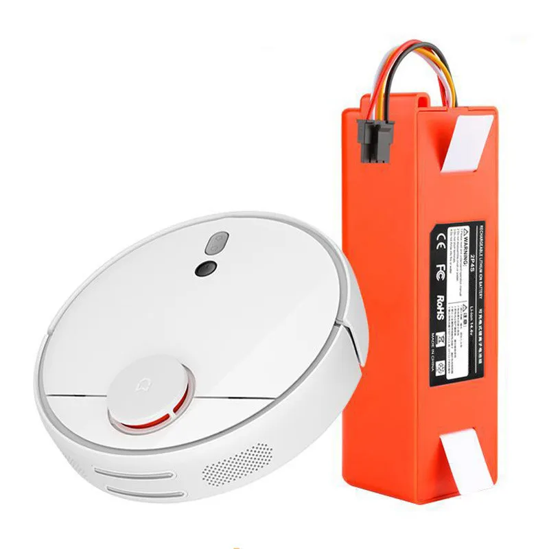 HSC Battery 6500mAh/5200mAh 14.4V Vacuum Cleaner accessories for xiaomi mi robot Robotics cleaner roborock S50 S51 T4 T6 parts
HSC Battery 6500mAh/5200mAh 14.4V Vacuum Cleaner accessories for xiaomi mi robot Robotics cleaner roborock S50 S51 T4 T6 parts