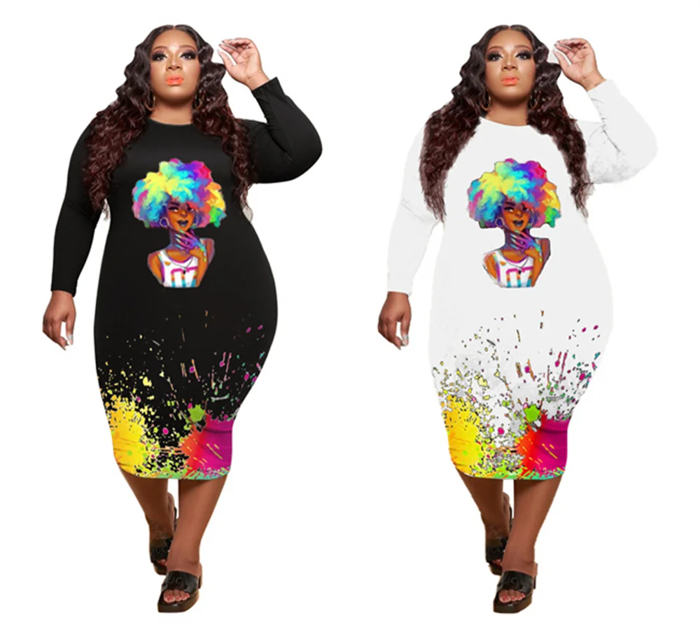 RStylish Splash Ink Print Elegant High Waist Fashion Round Neck Long Sleeve Skinny Plus Size Women Midi Dress
RStylish Splash Ink Print Elegant High Waist Fashion Round Neck Long Sleeve Skinny Plus Size Women Midi Dress