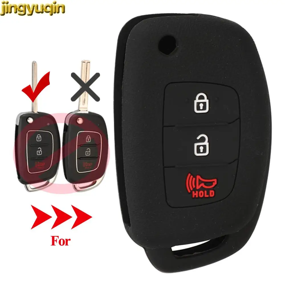Jingyuqin Silicone Car Key Cover Case For Hyundai Elantra ix25 ix35 ix40 MISTRA Santa Solaris 2+1 Buttons
Jingyuqin Silicone Car Key Cover Case For Hyundai Elantra ix25 ix35 ix40 MISTRA Santa Solaris 2+1 Buttons