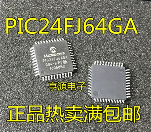 PIC24FJ64GA PIC24FJ64GA004-I/PT TQFP44 
PIC24FJ64GA PIC24FJ64GA004-I/PT TQFP44