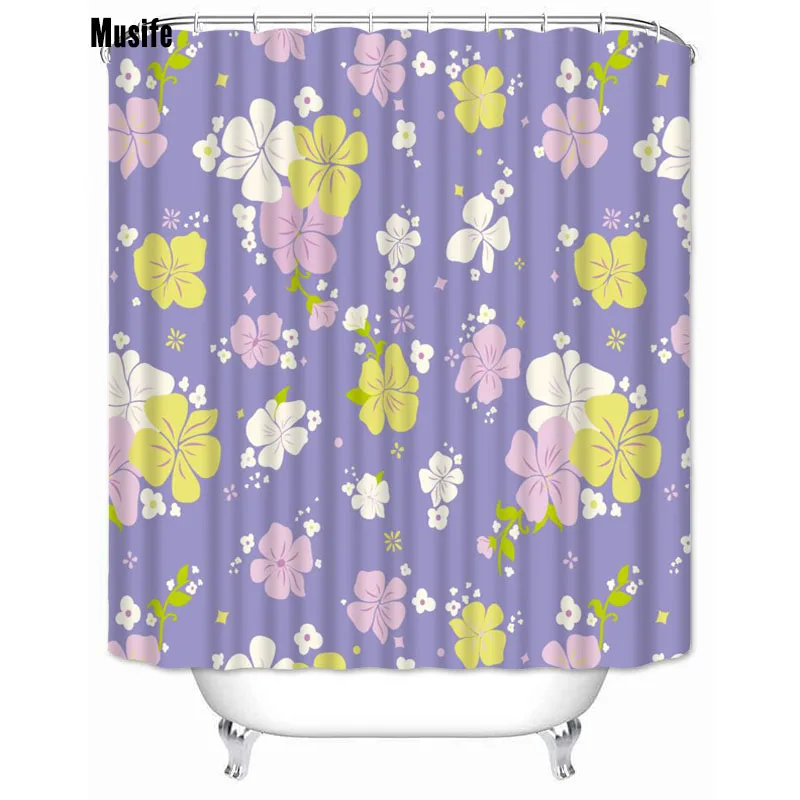 Musife Custom High Quality Small Floral Shower Curtain Waterproof Bathroom Polyester Fabric Bathroom Curtain
Musife Custom High Quality Small Floral Shower Curtain Waterproof Bathroom Polyester Fabric Bathroom Curtain