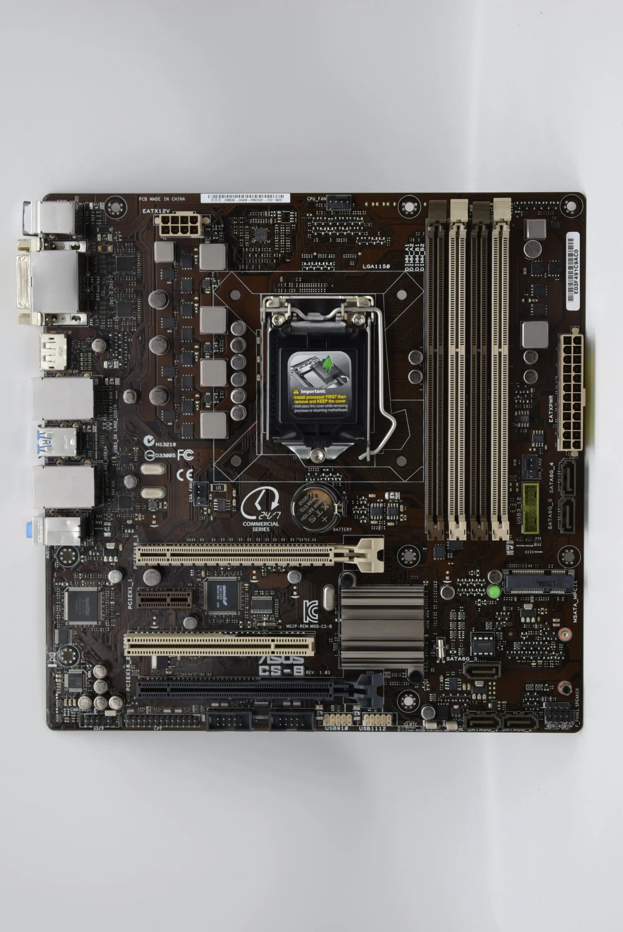 ASUS CS-B оригинальная материнская плата LAG 1150 DDR3 USB3 CPU ATX Intel материнская плата
ASUS CS-B оригинальная материнская плата LAG 1150 DDR3 USB3 CPU ATX Intel материнская плата