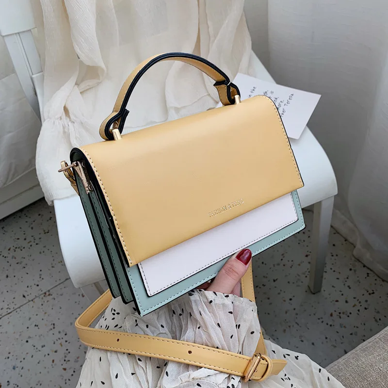 Contrast Color Leather Crossbody Bags For Women 2020 Travel Handbag Fashion Simple Shoulder Messenger Bag Ladies Cross Body Bag
Contrast Color Leather Crossbody Bags For Women 2020 Travel Handbag Fashion Simple Shoulder Messenger Bag Ladies Cross Body Bag