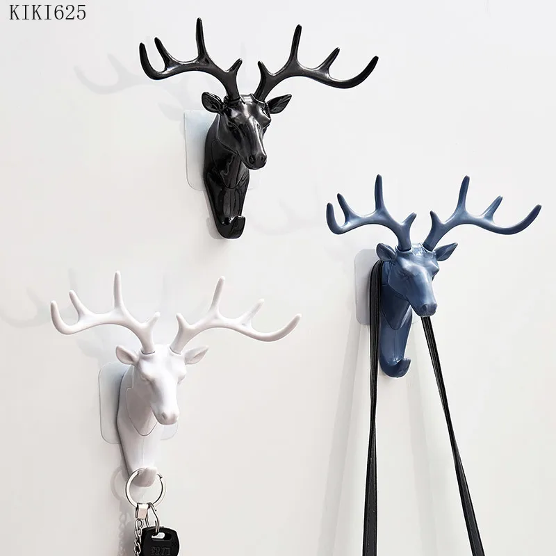 European-style Simulation Deer Head Hook Wall Hanging Pendant Cute Animal Elk Coat and Hat Hook Door Living Room Home Decoration
European-style Simulation Deer Head Hook Wall Hanging Pendant Cute Animal Elk Coat and Hat Hook Door Living Room Home Decoration