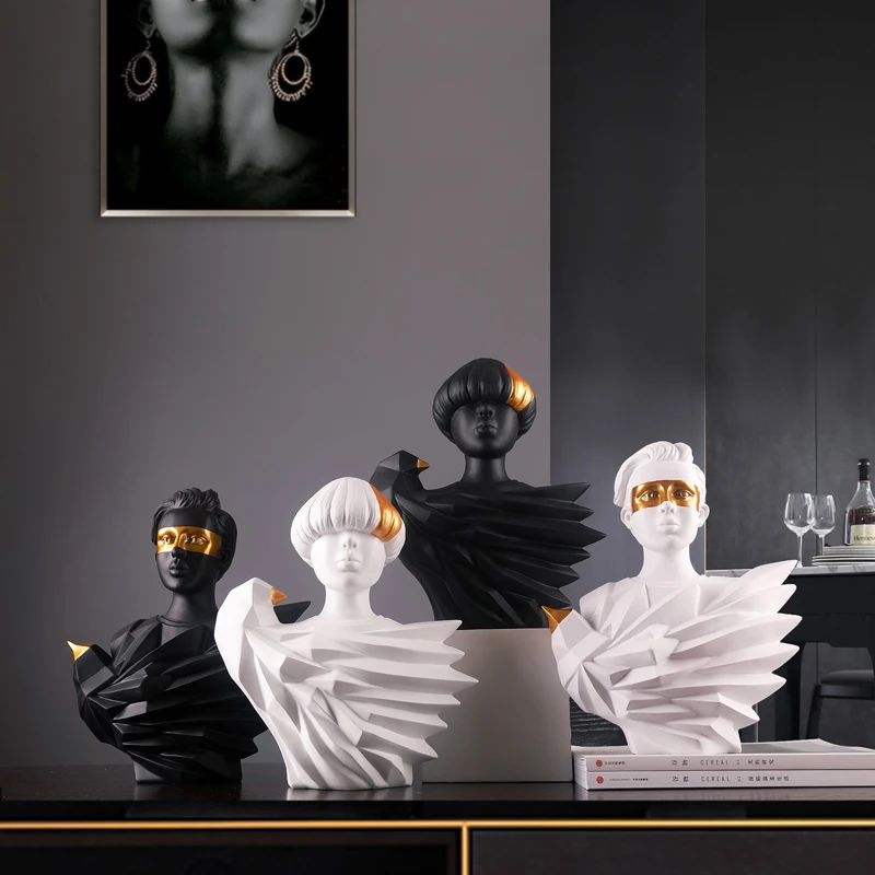 Creative Abstract Statue Art Character Sculptures Resin Miniature Figurines Desktop Ornaments Modern Home Decoration Accessories
Creative Abstract Statue Art Character Sculptures Resin Miniature Figurines Desktop Ornaments Modern Home Decoration Accessories