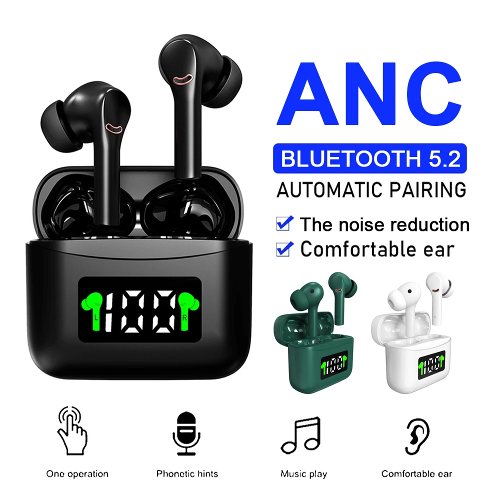 Wireless Bluetooth 5.2 Earphones Waterproof TWS Touch Control Gaming Earbuds with LED Digital Display Charger Case
Wireless Bluetooth 5.2 Earphones Waterproof TWS Touch Control Gaming Earbuds with LED Digital Display Charger Case
