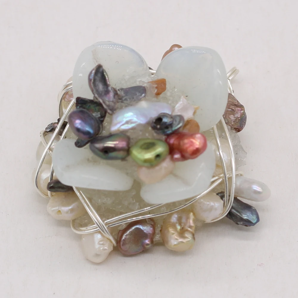 2021 Best Selling Natural Stone Semi-precious Stone Lace-shaped Silver Threaded Pearl Pendant Making DIY Necklace Bracelet Gift 
2021 Best Selling Natural Stone Semi-precious Stone Lace-shaped Silver Threaded Pearl Pendant Making DIY Necklace Bracelet Gift