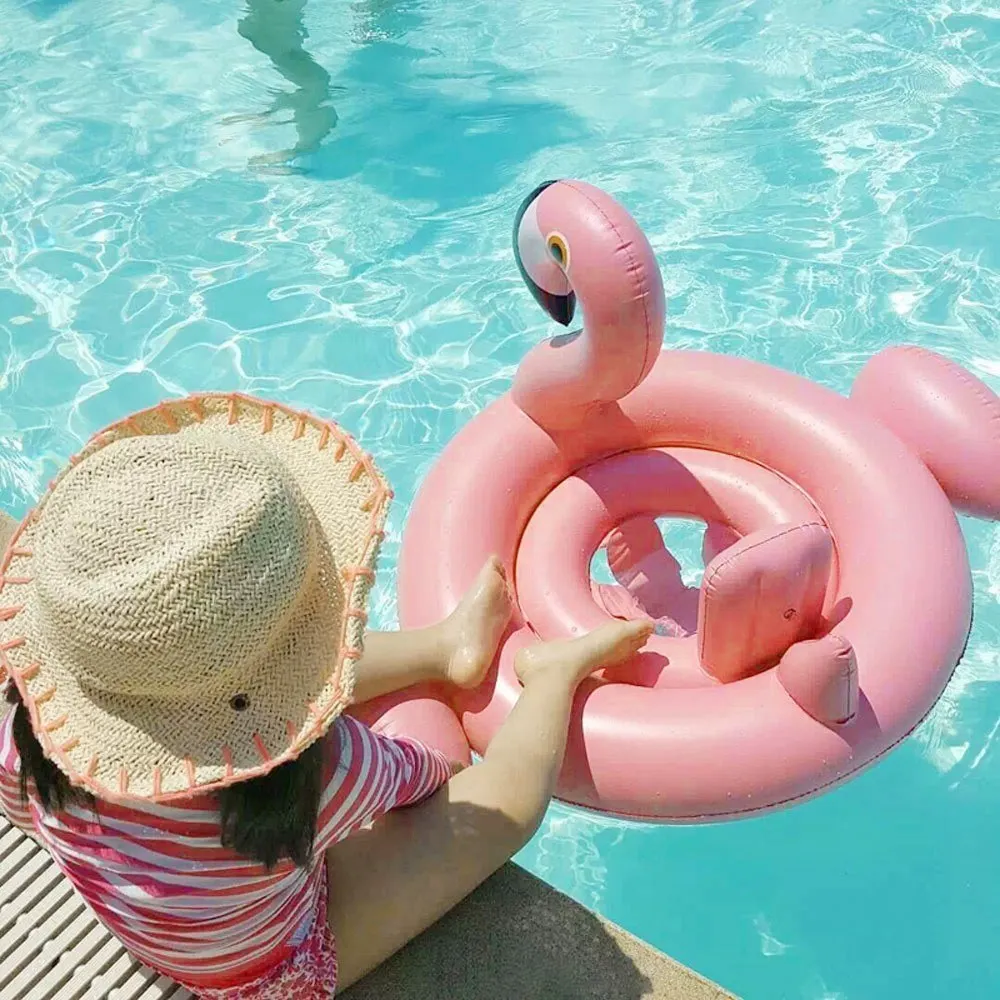 

Inflatable Flamingo/Unicorn/Swan Pool Float Circle Mattress Swimming Ring Swin Seat Boat Raft Summer Water Fun Pool Toys