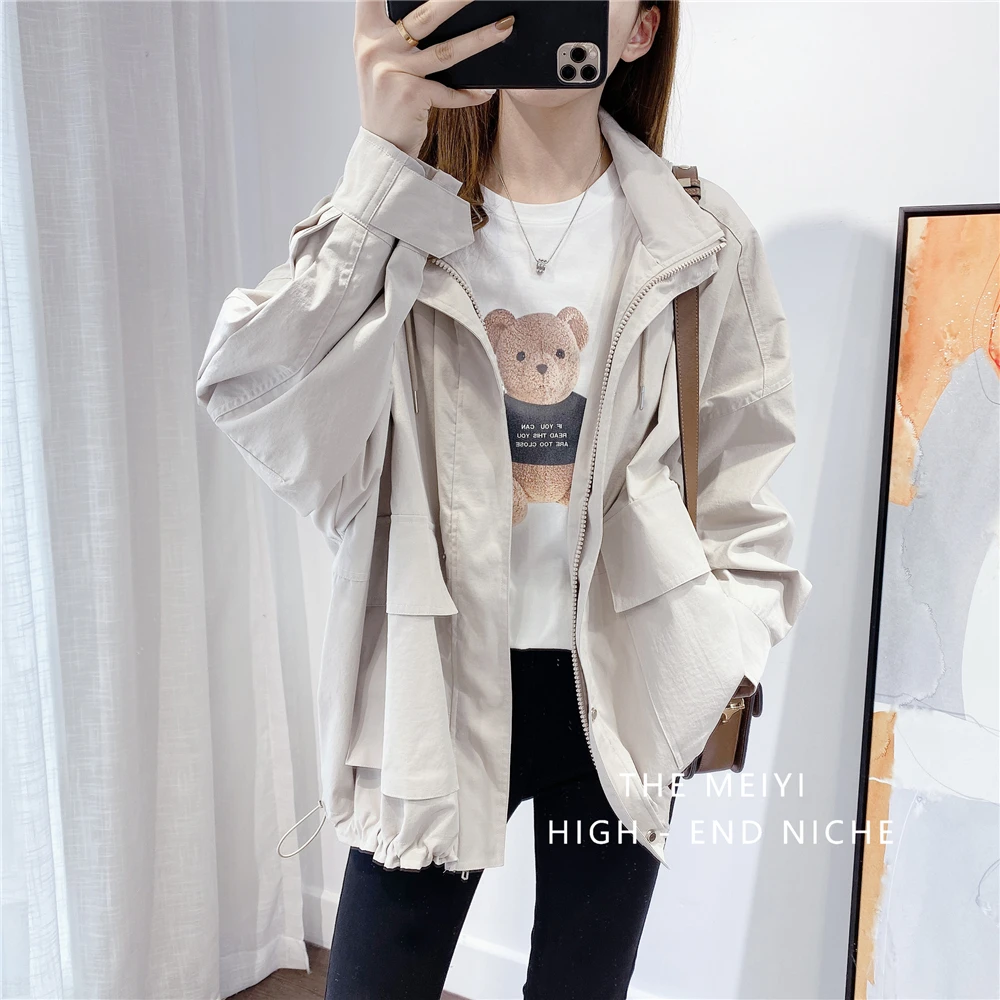 Casual Trench Art White Long Coat for Women Spring Autumn Trench Womens 2021 Fashion Casaco Feminino Trench Trench BG50TT
Casual Trench Art White Long Coat for Women Spring Autumn Trench Womens 2021 Fashion Casaco Feminino Trench Trench BG50TT