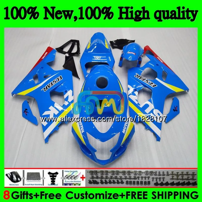 K4 Body For SUZUKI GSX-R750 GSXR 600 750 R750 04 05 36BS.91 GSXR-600 GSXR600 600CC 750CC GSXR750 2004 2005 Fairing Factory color
K4 Body For SUZUKI GSX-R750 GSXR 600 750 R750 04 05 36BS.91 GSXR-600 GSXR600 600CC 750CC GSXR750 2004 2005 Fairing Factory color