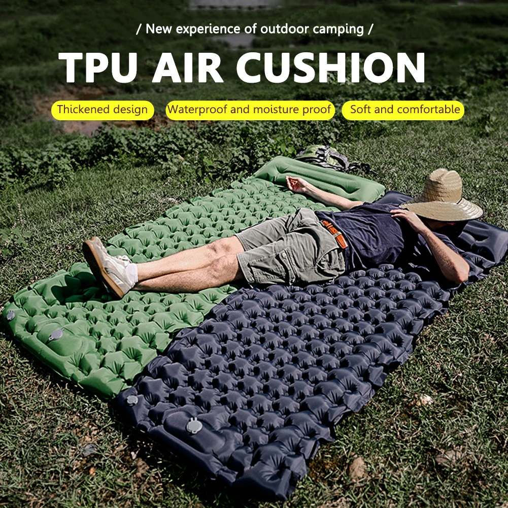 Portable Waterproof Sleep Inflatable Mattress Outdoor Camping Cushion with Storage Bag Pillow Foldable Foot Air Filling Mat Bed
Portable Waterproof Sleep Inflatable Mattress Outdoor Camping Cushion with Storage Bag Pillow Foldable Foot Air Filling Mat Bed