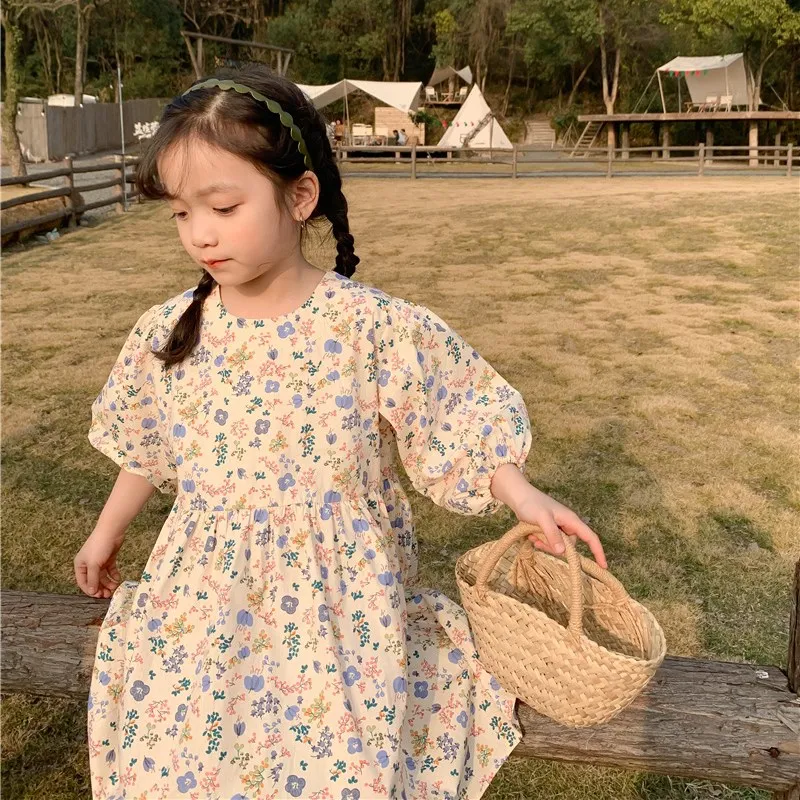 Детские весенне-летние платья, милое свободное платье с цветочным узором для девочек, одежда для маленьких девочек, новое платье 2022
Детские весенне-летние платья, милое свободное платье с цветочным узором для девочек, одежда для маленьких девочек, новое платье 2022