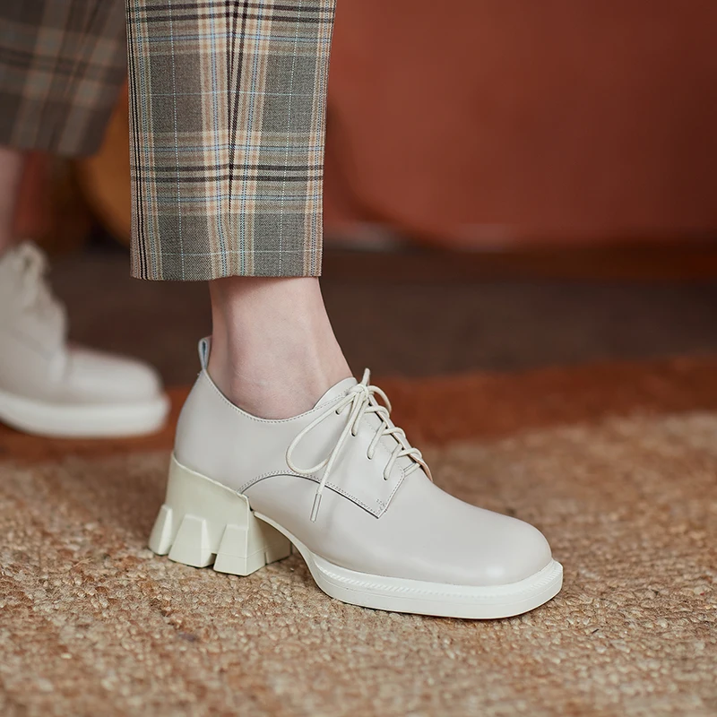 MORAZORA 2021 Genuine Leather Women Pumps Fashion Lace Up Ladies Casual Shoes Spring Autumn Solid Color Single Shoes
MORAZORA 2021 Genuine Leather Women Pumps Fashion Lace Up Ladies Casual Shoes Spring Autumn Solid Color Single Shoes