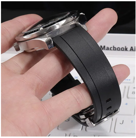 Fluorine Rubber Watch Band 20mm 22mm 24mm Quick Release Green Watch Strap Steel Buckle for Each Brand for Amazfit GT 2 Honor
Fluorine Rubber Watch Band 20mm 22mm 24mm Quick Release Green Watch Strap Steel Buckle for Each Brand for Amazfit GT 2 Honor