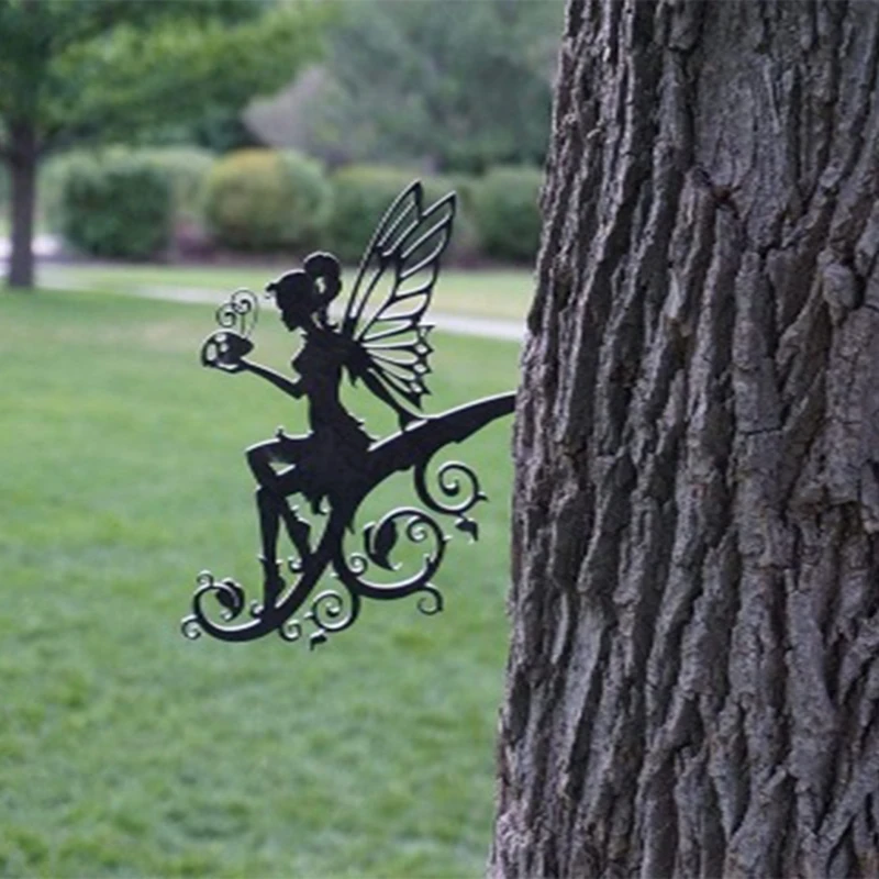 Metal Fairy Silhouette Art Fairy Garden Yard Home Decoration Lawn Backyard Tree H55A
Metal Fairy Silhouette Art Fairy Garden Yard Home Decoration Lawn Backyard Tree H55A