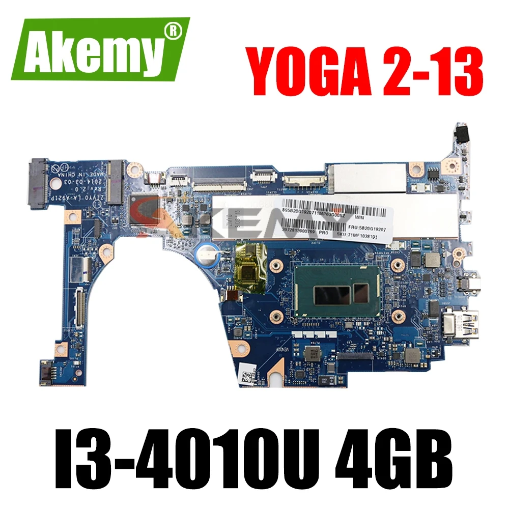 Материнская плата для ноутбука LENOVO ThinkPad YOGA 2-13 I3-4010U 4GB Материнская плата ZIVY0 LA-A921P 90005921
Материнская плата для ноутбука LENOVO ThinkPad YOGA 2-13 I3-4010U 4GB Материнская плата ZIVY0 LA-A921P 90005921