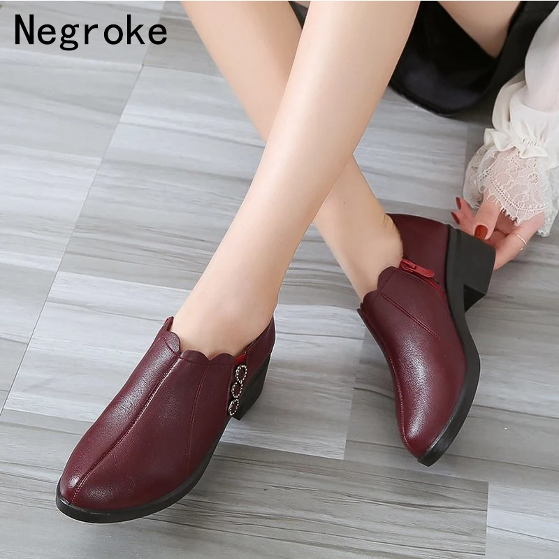 Autumn Women Boots PU Leather Ankle Boots for Women Casual Square Heel Shoes Winter Short Shoes Zapatos Mujer
Autumn Women Boots PU Leather Ankle Boots for Women Casual Square Heel Shoes Winter Short Shoes Zapatos Mujer