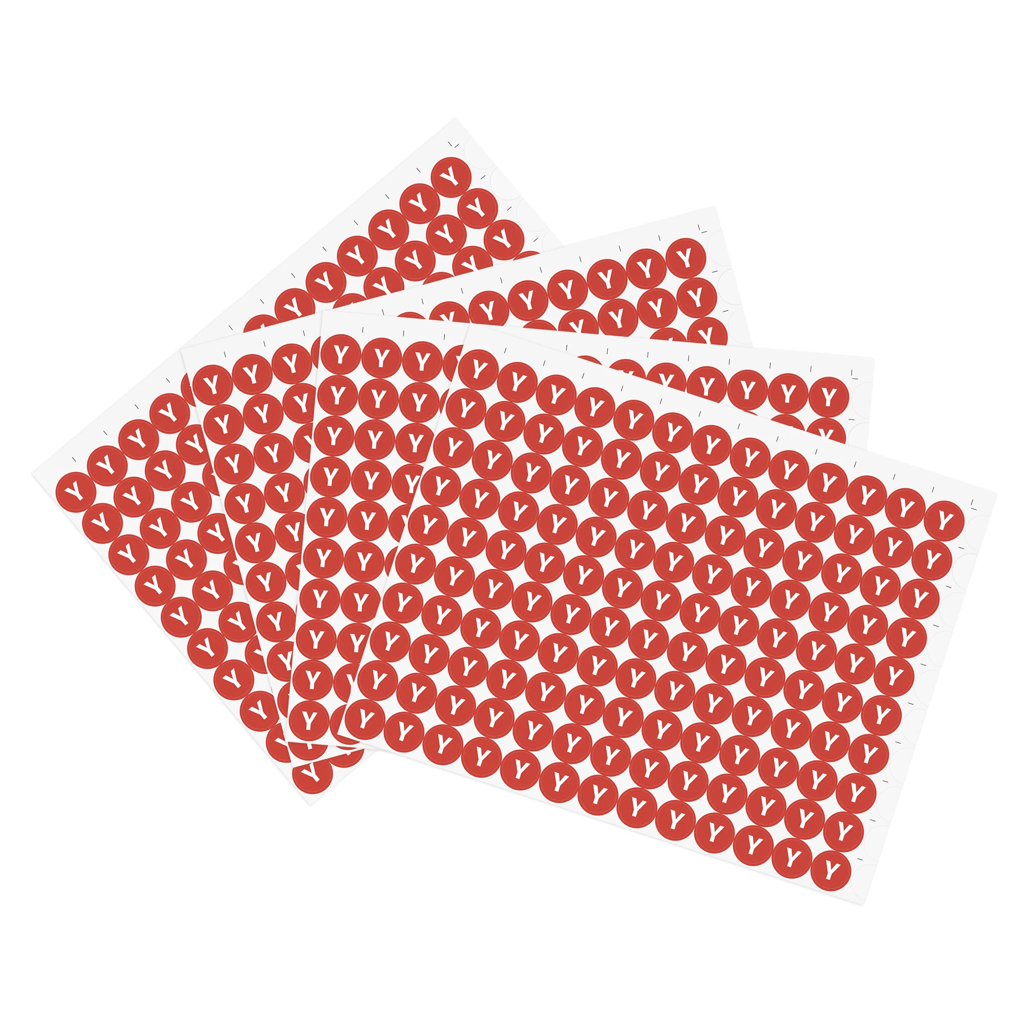 Uxcell Round Letter Stickers, 20mm Dia Letter Y Self Adhesive PVC Label Red 500 Pcs
Uxcell Round Letter Stickers, 20mm Dia Letter Y Self Adhesive PVC Label Red 500 Pcs