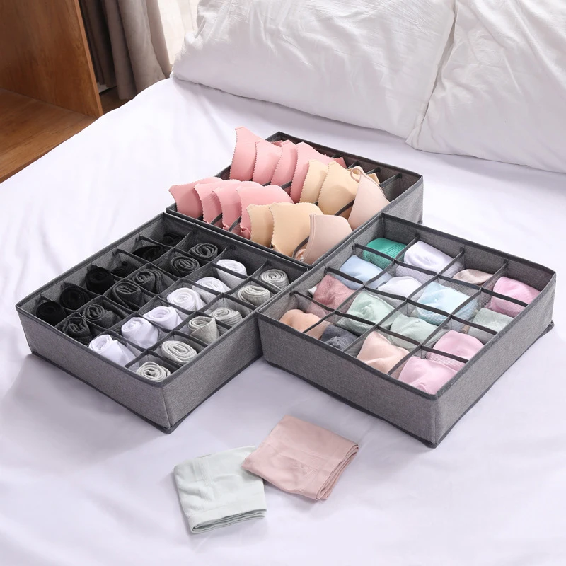 Storage Boxes Underwear Divider Drawer Lidded Closet Organizer Ropa Interior Organizador for Ties Socks Shorts Bra New Arrival
Storage Boxes Underwear Divider Drawer Lidded Closet Organizer Ropa Interior Organizador for Ties Socks Shorts Bra New Arrival