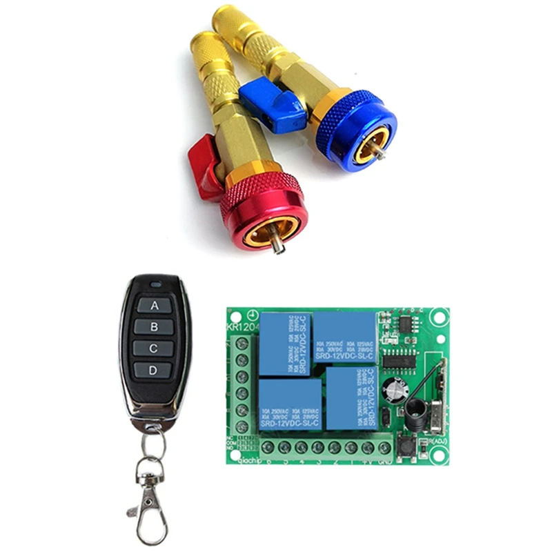 1set Remote Control Light Switch Radio Receiver Module & 2 Pcs Air Conditioning Spool R134A R12 Adjustable Quick Remover
1set Remote Control Light Switch Radio Receiver Module & 2 Pcs Air Conditioning Spool R134A R12 Adjustable Quick Remover