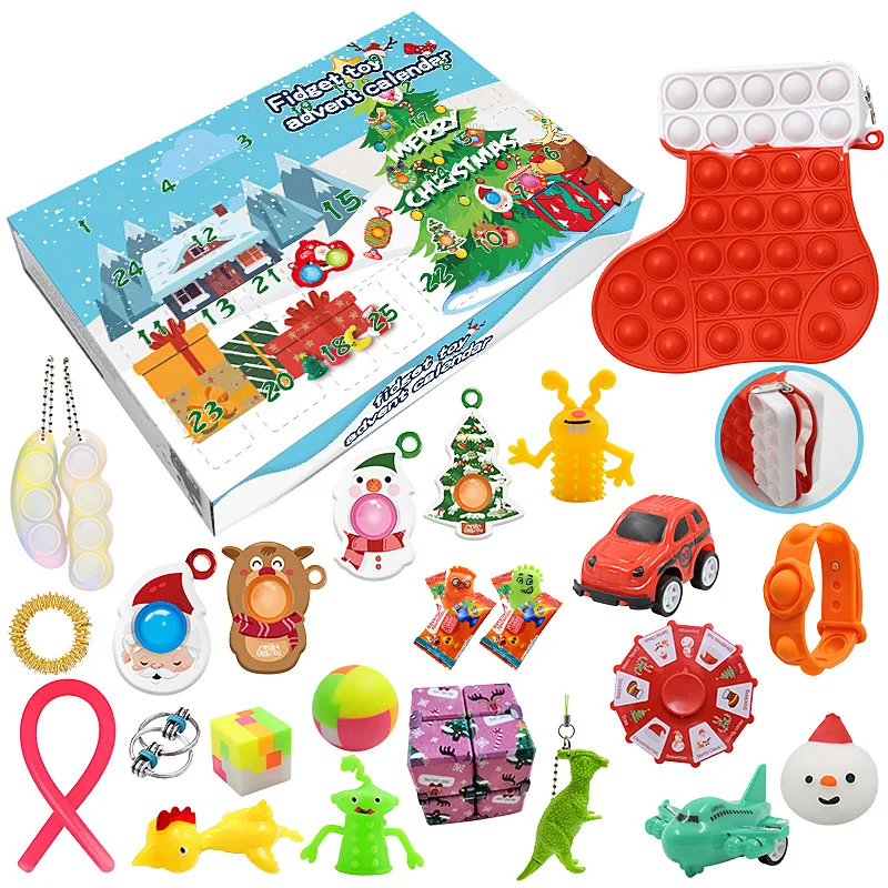 Push Antistress Fidget Toys Special Sensory Christmas Countdown Calendar Toys Set Advent Calendar Gift Box Xmas Holiday Party
Push Antistress Fidget Toys Special Sensory Christmas Countdown Calendar Toys Set Advent Calendar Gift Box Xmas Holiday Party