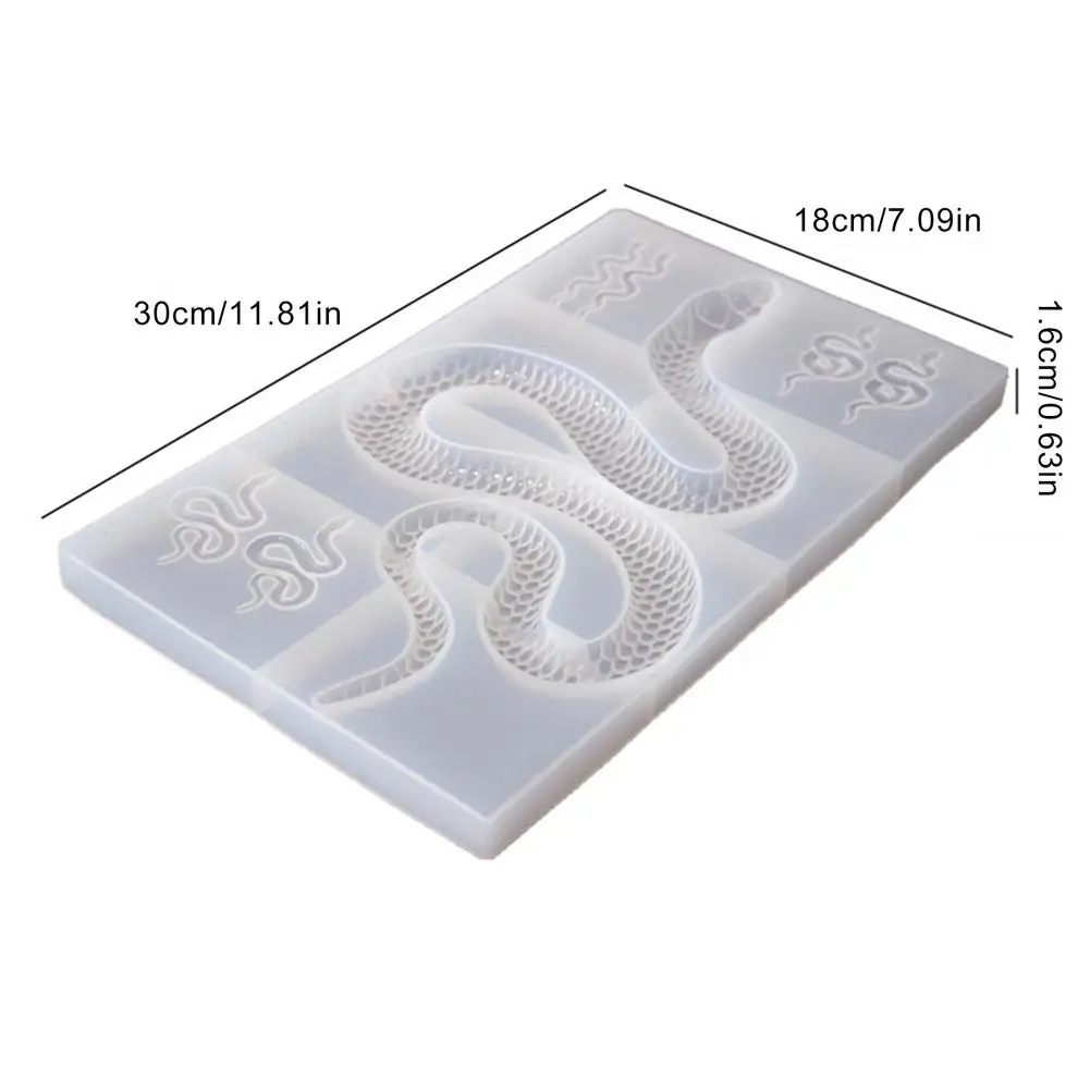 DIY Snake Crystal Mold Epoxy Resin Silicone Crafts Decor Mirror Snake Skull Decoration Dish Silicone Mold For Resin Fidget Toys 
DIY Snake Crystal Mold Epoxy Resin Silicone Crafts Decor Mirror Snake Skull Decoration Dish Silicone Mold For Resin Fidget Toys