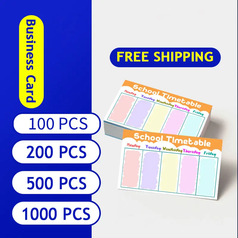 Business Card Custom Printable 300Gsm Paper Calling Cards Clean Edge 100/ 200/500/1000/Lot Colorful Visiting Tags Logo Printing
Business Card Custom Printable 300Gsm Paper Calling Cards Clean Edge 100/ 200/500/1000/Lot Colorful Visiting Tags Logo Printing